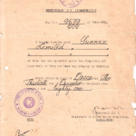 •	Certification of Incorporation of Sunnex Limited